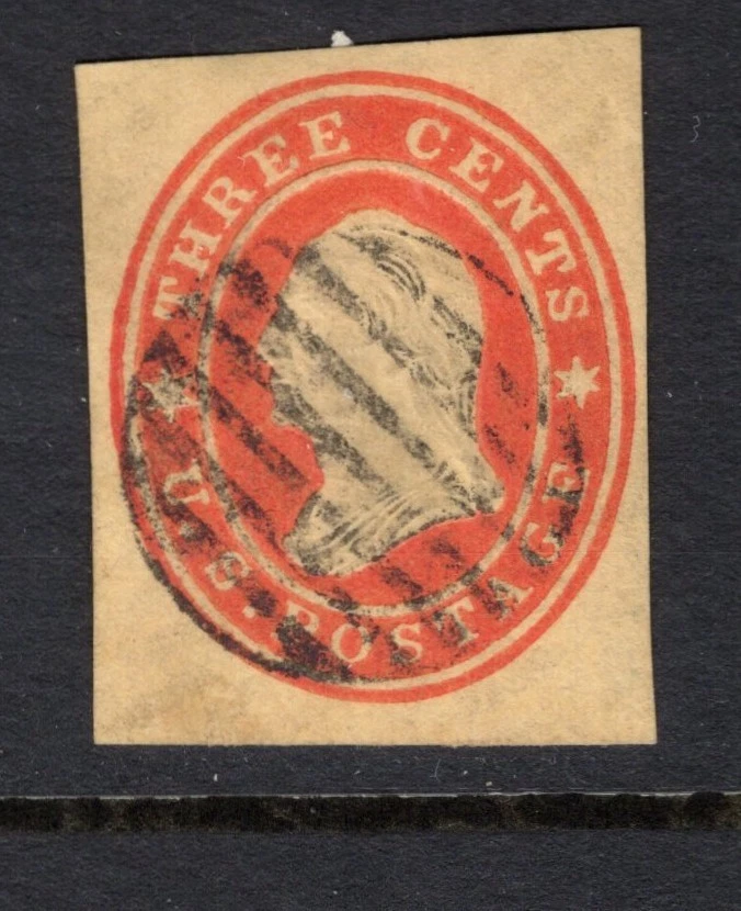 US Scott U27 Used Cut Square - CV 12.50$ - Image 1 of 1