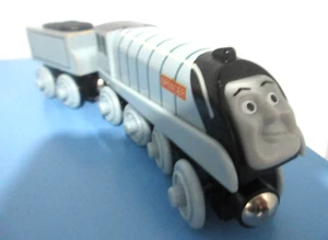 Motor de tren ferroviario de madera Thomas & Friends - Spencer con licitación - curva de aprendizaje - Imagen 1 de 8