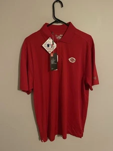 Cincinnati Reds MLB Baseball Under Armour Polo Shirt - Men's Large Tall - New! - Picture 1 of 3