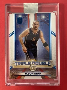 JASON KIDD 2023-24 TOPPS 3 THREE BASKETBALL #TD-10 107 TRIPLE DOUBLE BLUE 14/15 - Picture 1 of 2