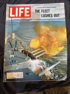LIFE MAGAZINE AUGUST 6, 1965 THE FLEET LASHES OUT U.S.S. OKLAHOMA - Imagen 1 de 1