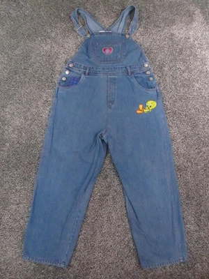 Mono vintage Looney Tunes Piolín Pájaro Mujer 29x24 Azul Babero Bordado Años 90 Foto 1 de 4