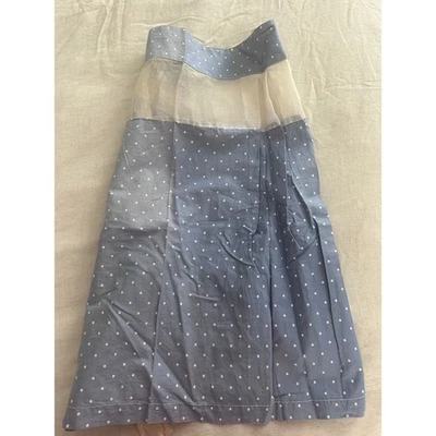 Delantal vintage azul a lunares  Foto 1 de 4