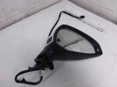 Зеркало правостороннее пассажирское 2018 AUDI S4 черная текстура белая крышка складное с электроприводом - Изображение 1 из 4
