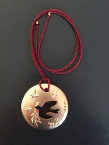 David Yurman Holiday 2023 Open Dove Christmas Ornament Goldtone - Picture 1 of 2