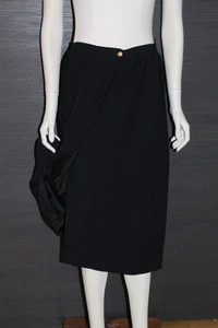 UNGARO PARIS, Vintage Wickelrock, Gr. 38, SCHWARZ - Nadelstreifen - Gr. 38 (D) - Bild 1 von 9