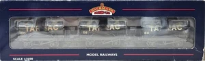 Bachmann 37-670 14T Kesselwagen in asphaltierter schwarzer Lackierung 3 Stück werkseitig verwittert - Bild 1 von 5