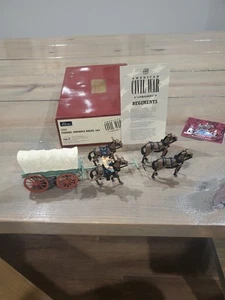 Britains 17571 American Civil War Federal Wagon, 1863 (MISSING Horse Reign) - Picture 1 of 6