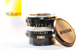 Nikon Nikkor-H 50mm f/2 NON AI Nippon Kogaku PRIME lens READ for F F2 Nikkormat - Picture 1 of 8