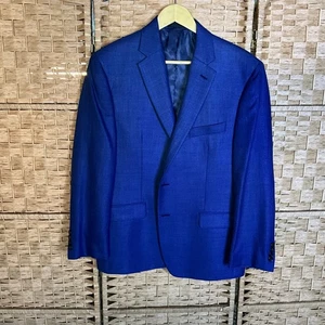 Lauren Ralph Lauren Men's Royal Blue Size 44R Wool Blend Suit Jacket Blazer - Picture 1 of 12