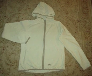 Trespass Cream Long/S Zip Through Hoodie M - Picture 1 of 4