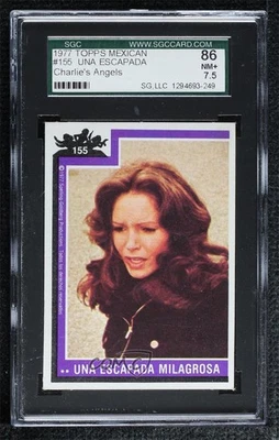 1977 Topps Mexican Charlie's Angels Una Escapada Milagrosa #155 SGC 86 z6n - Image 1 of 3