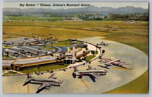 Sky Harbor Flughafen Phoenix Arizona Postkarte - Bild 1 von 2