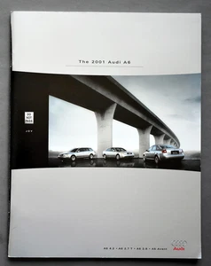 2001 AUDI A6 & A6 AVANT SALES BROCHURE CATALOG ~ 46 PAGES ~8.5" x 11" ~EXCELLENT - Picture 1 of 13