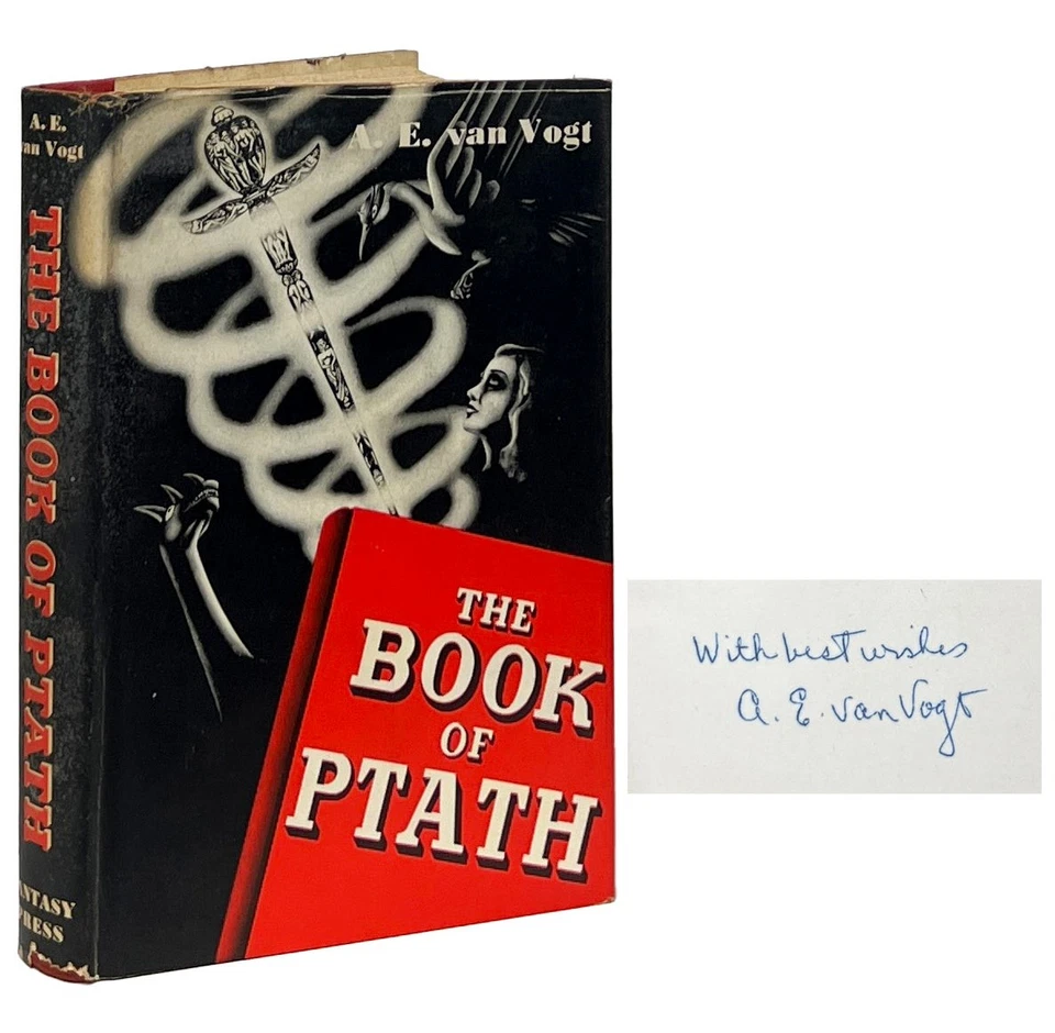 A E van Vogt / The Book of Ptath Signed 1st Edition 1947 - Image 1 of 1
