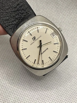 Pulsera Girard Perregaux Hombre Cuarzo Fecha Acero Inoxidable/Original Años 70 Foto 1 de 4