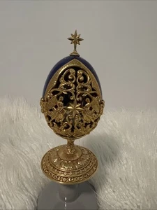 House Of Faberge Veg Franklin Mint Porcelain And Brass A King Is Born #25681 - Picture 1 of 16