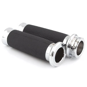 A Pair 1" Hand Grips Cover Handlebar Grips Most For Harley For Honda For Yamaha - Bild 1 von 18