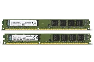 Kingston 16Gb 2x 8GB 1333 MHz DIMM Ram Speicher Desktop PC-10600 240pin DDR3 - Bild 1 von 1