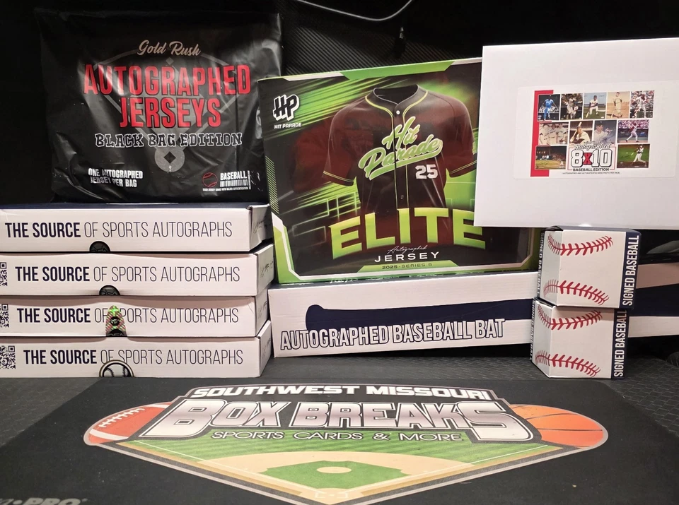 CIN REDS BASEBALL MEMORABILIA 10 ITEM BREAK GOLD RUSH RSA HIT PARADE  - Image 1 of 1