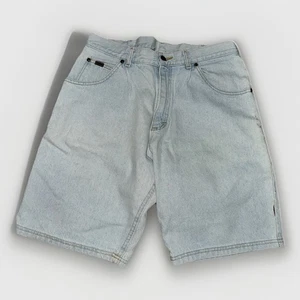 Vintage Lee Riders Jeansshorts Herren 34 Light Wash Denim Skate 90s Made In USA - Bild 1 von 9