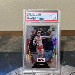 Paddy Pimblett 2022 Panini Select UFC Premier Silver Prizm SP RC #167 PSA 10 - Foto 1 di 1