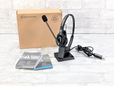 Sennheiser MB Pro 1 UC ML 506043 Bluetooth Headset w/ USB Dongle & Charger Stand - Image 1 of 2