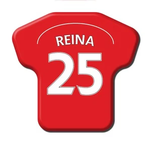 Calamita Simile a T-Shirt Calcio Stagione 2007/2008 Liverpool 25 Pepe Reina - Picture 1 of 9