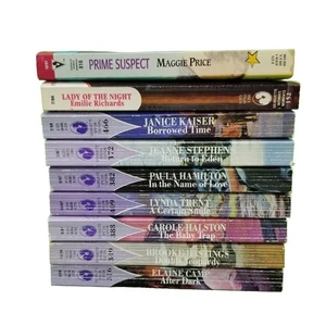✅Silhouette Intimate Moments & Special Edition Romance Paperback Book Lot Of 9 - Imagen 1 de 9