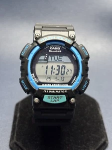Casio STL-S100H Tough Solar Black/Blue Digital Quartz Watch - Working - Picture 1 of 12