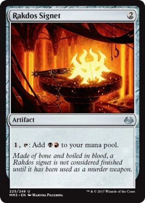 Rakdos Signet -Foil Light Play MTG Modern Masters 2017 - Image 1 of 1