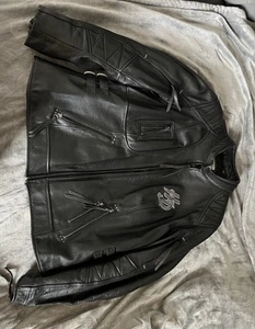 Harley Davidson Damen Lederjacke Gr. 1W - Bild 1 von 6