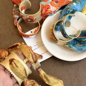 Bufanda con cordones brazaletes de apertura accesorios de joyería brazaletes bohemios amigos - Imagen 1 de 16