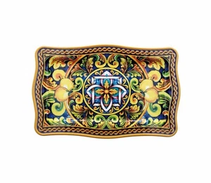 Regalo Italiano Bandeja Rectangular De Melamina Lemon 36 X 23 Cm H - Imagen 1 de 1