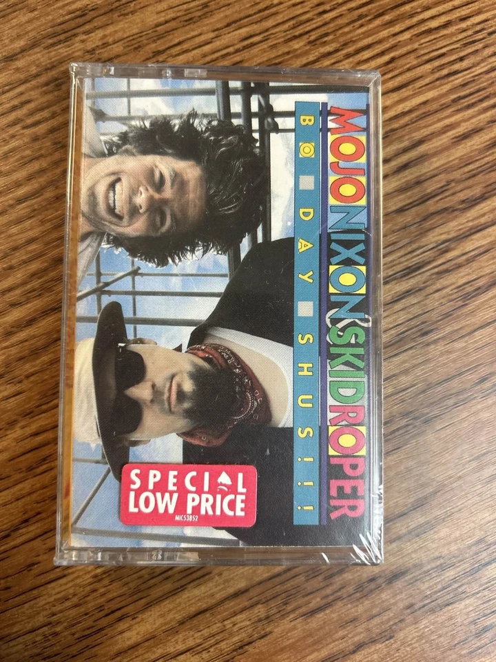 Mojo Nixon & Skid Roper Bo-Day-Shus!!! Cassette Tape 1987 Enigma SEALED - Image 1 of 2