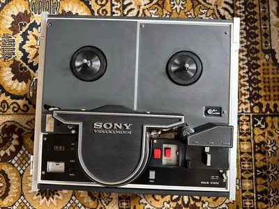 Vintage Sony CV-2100 CE Video Recorder / Tape Machine 1967 - Video Reel to Reel - Image 1 of 4