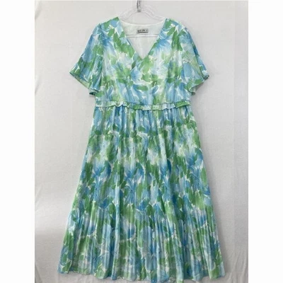 Vestido de playa GRACE KARIN talla 2XL manga acampanada fluido plisado femenino vacaciones Foto 1 de 4