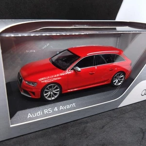 MINICHAMPS 1/43 Audi RS4 Avant 2012 Diecast Modelo Misano Rojo - Imagen 1 de 10