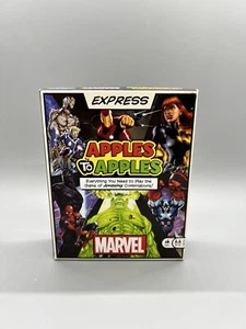 Mattel Games Express Apples To Apples Game Marvel Edition New - Sealed - Picture 1 of 5
