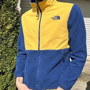 📦FREE AUS SHIPPING☀️VVintage The North Face Denali Fleece Yellow & Blue - Boys - Picture 1 of 5
