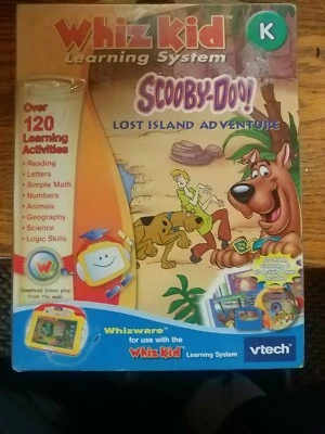 VTech Whiz Kid Learning System-Scooby Doo! Lost Island Adventure-K-New, sealed - Image 1 of 3