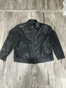 london fog mens leather jacket - Picture 1 of 6
