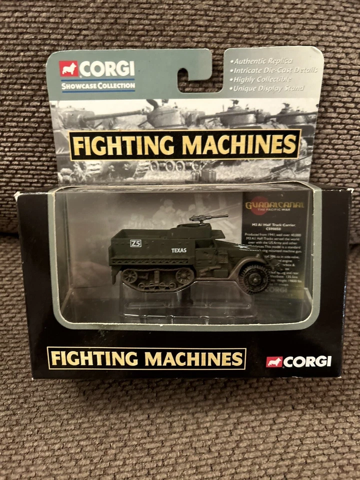 CORGI FIGHTING MACHINES M3 AI Half Track Carrier CS90050 1:72 Scale Z5 Texas NOS - Image 1 of 1