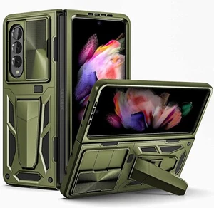 Shockproof Case with Belt Clip Holster for Samsung Galaxy Z Fold 4 5G Green - Picture 1 of 6