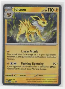 Pokemon Scarlet & Violet Black Star Promo - Jolteon SVP 169 Cosmos Holo - Picture 1 of 1