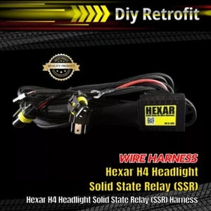 Hexar h4 headlight Solid State Relay (SSR) Harness , H4 Relay Harness - Picture 1 of 7