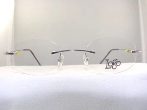 LOGOTIPO 6019 MUJER 3 PIEZAS SIN MONTURA MARCO DE GAFAS EN METAL DE PISTOLA - Imagen 1 de 4