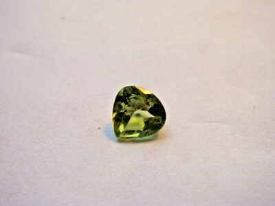 Peridot Pear Cut Gemstone 6 mm x 6 mm 0.50 Carat Natural Gem - Image 1 of 3