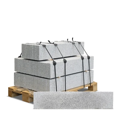 Palette 30 Stück Granit Rasenkante 100×20×6 cm – Bord | Garten Gehweg Terrasse - Bild 1 von 4