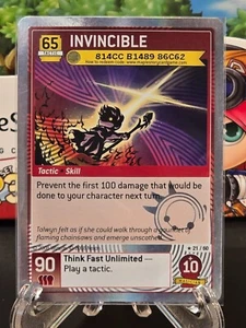 Maplestory iTCG Code Card Invincible 21/60 Foil Holo 2008 WOTC Trading Game Rare - Picture 1 of 2